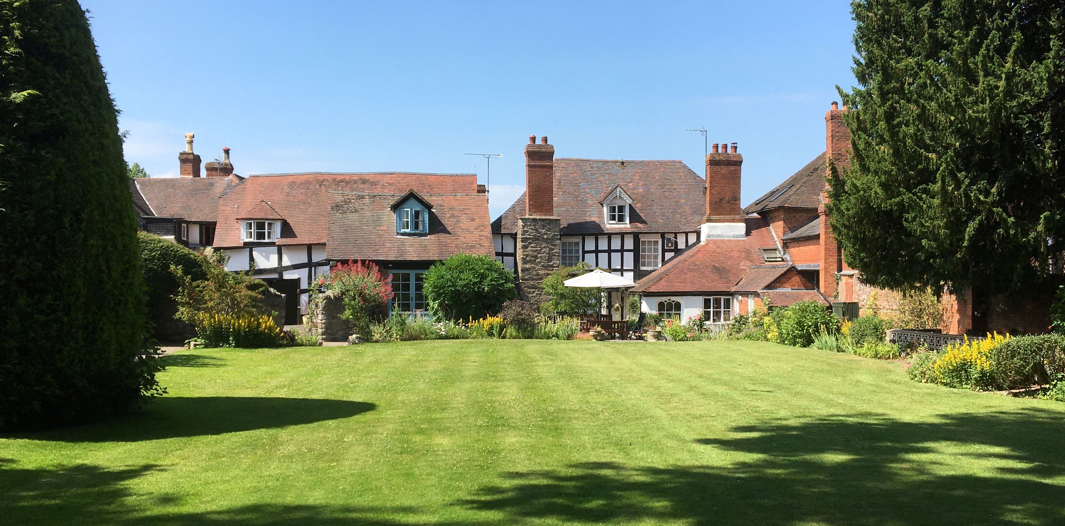 Mellington House from the rear garden